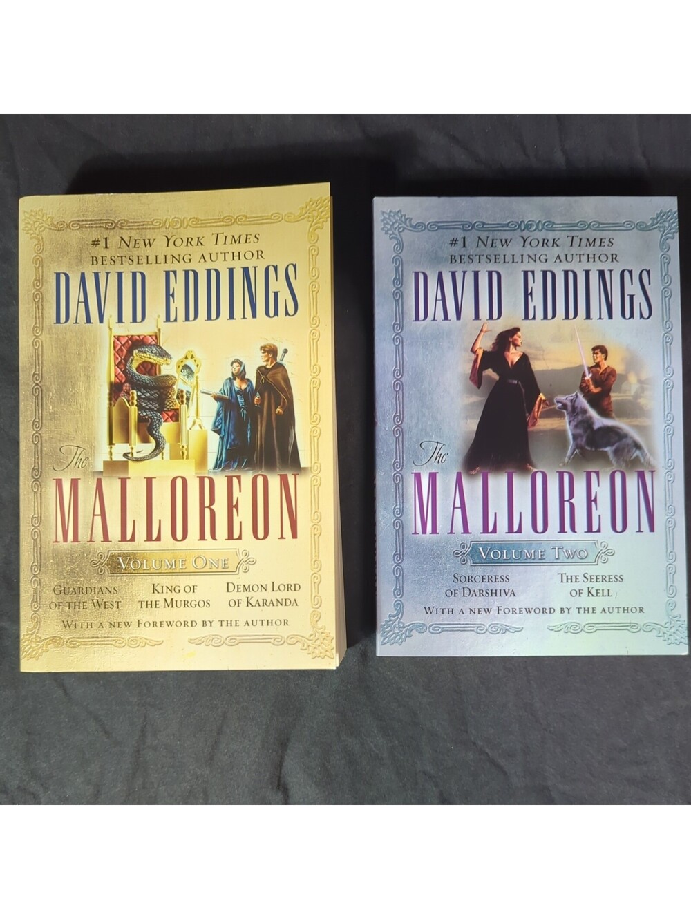 David Eddings Malloreon Volume 1 &2- 2005- NYT Bestselling Author Paperback